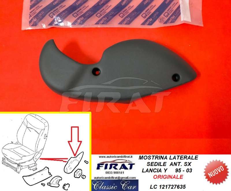 MOSTRINA SEDILE LANCIA Y 95-03 ANT.SX (121727635)